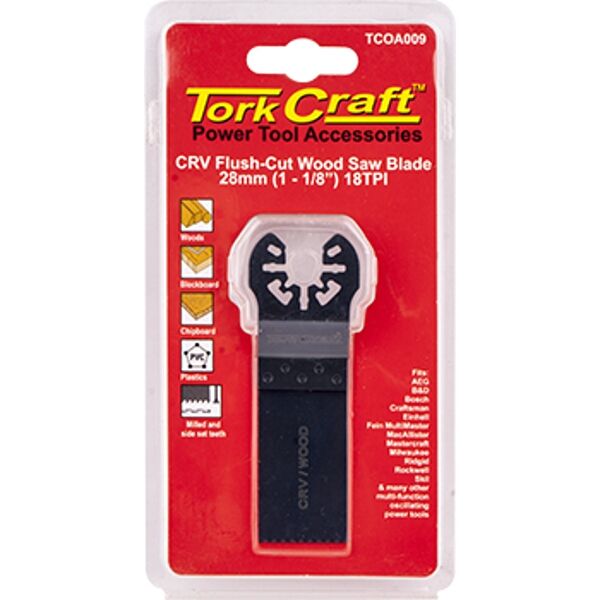 Quick Change Flush Cut Wood Saw Blade 28Mm(1-1/8