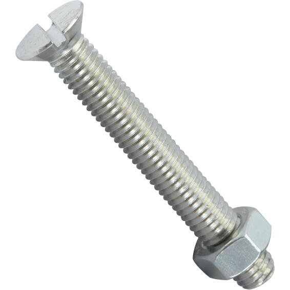 Machine screws and nuts countersunk head 8.0x80mm 2pc standers