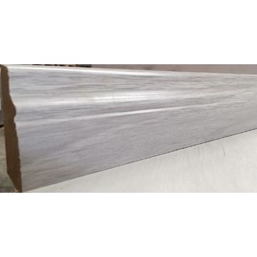 Skirting Pearl Oak MDF Gloss Finnish 80mm x 14mm x 2400mm