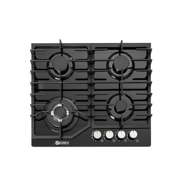 Zero 4 Burner Glass Top Gas Hob