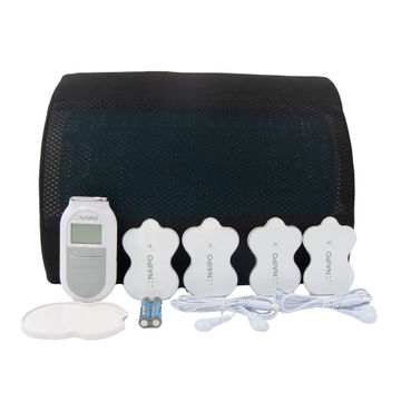 Naipo Tens Electronic Pulse Massager & Memory Foam Lower Back Cushion With Cooling Gel