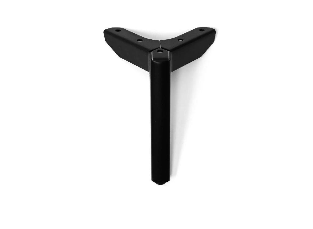 Y Leg, H150mm x 105mm x 105mm, Black (Pack of 4) BY WOODLY