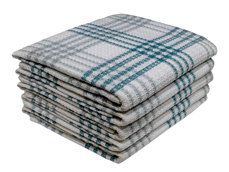 Multipurpose, Easy Fit, Absorbent Kitchen Towel - Design 2703 - 046x070cms - (05 Pc Pack) - Checks