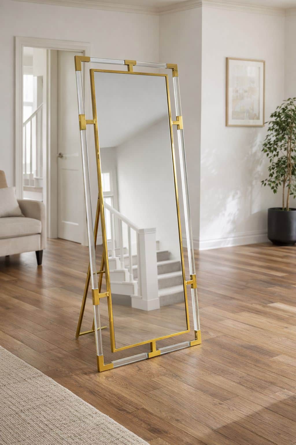 Plush “Lucent” Mirror