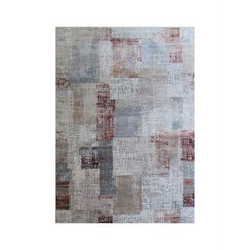 BK Carpets & Rugs -  Modern Abstract Rug –  2m x 2,9m -  Grey , Red & Blue