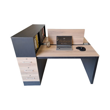 Kingston Double Workstation - Sahara & Ebony