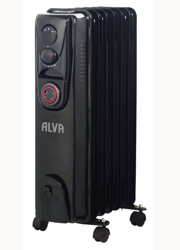 Alva - 7 Fins 1500W Oil Filled Heater - Timer Function