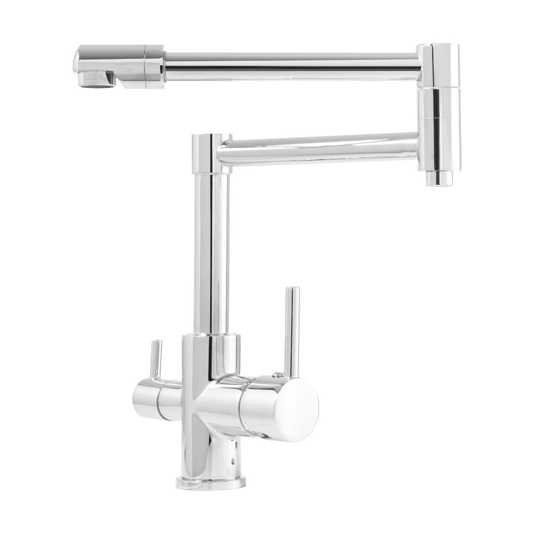 CTT040 – Chrome Deck Mount Potfiller & Filter Water Tap