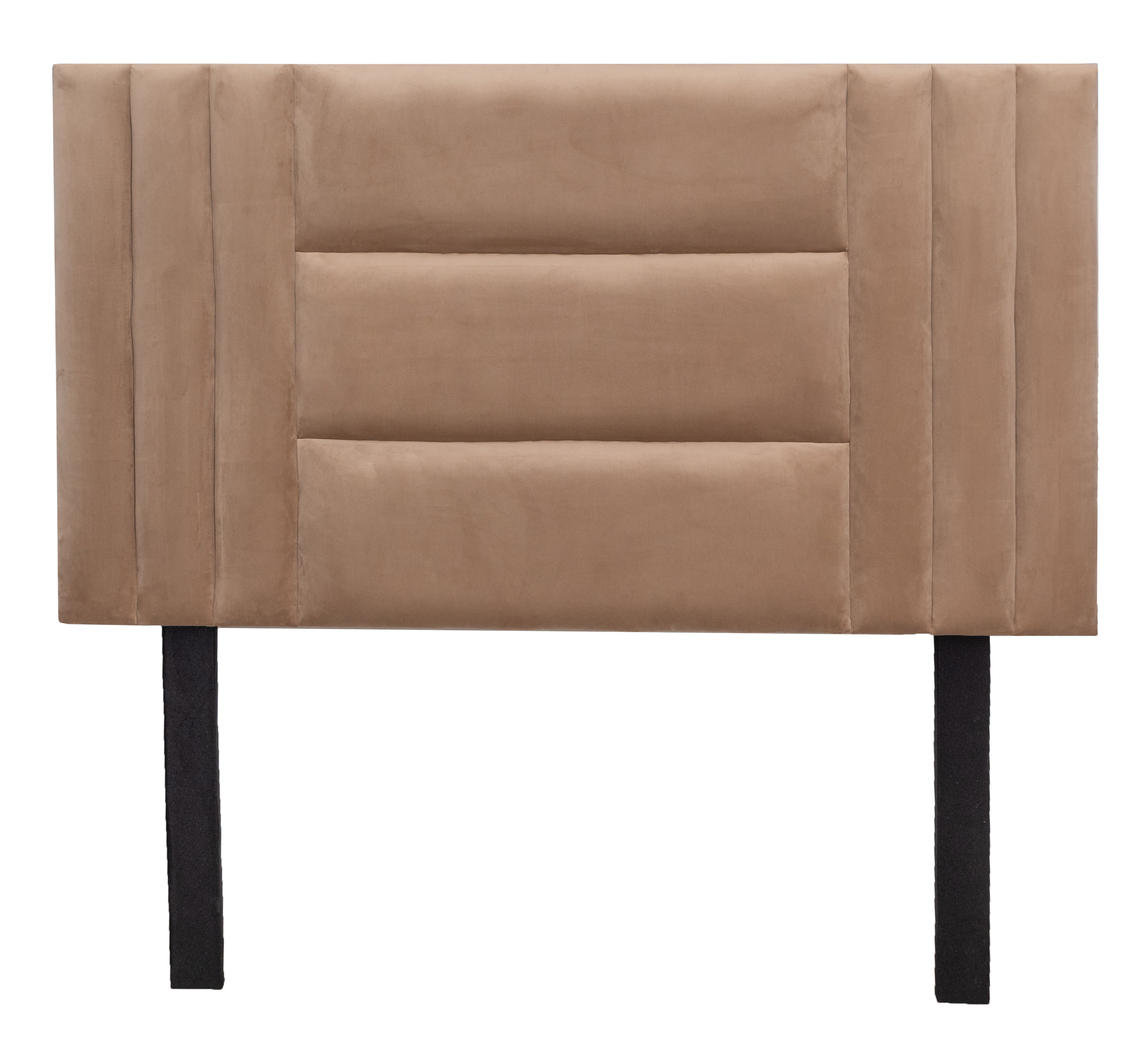 Luna Headboard - Beige Velvet - 3/4