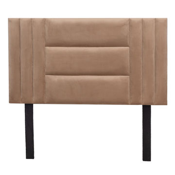 Luna Headboard - Beige Velvet - 3/4