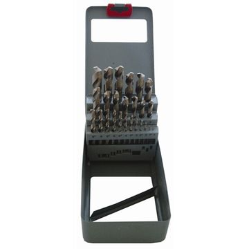 Drill Bit Set 25Pce Hss Ground Bright Finish