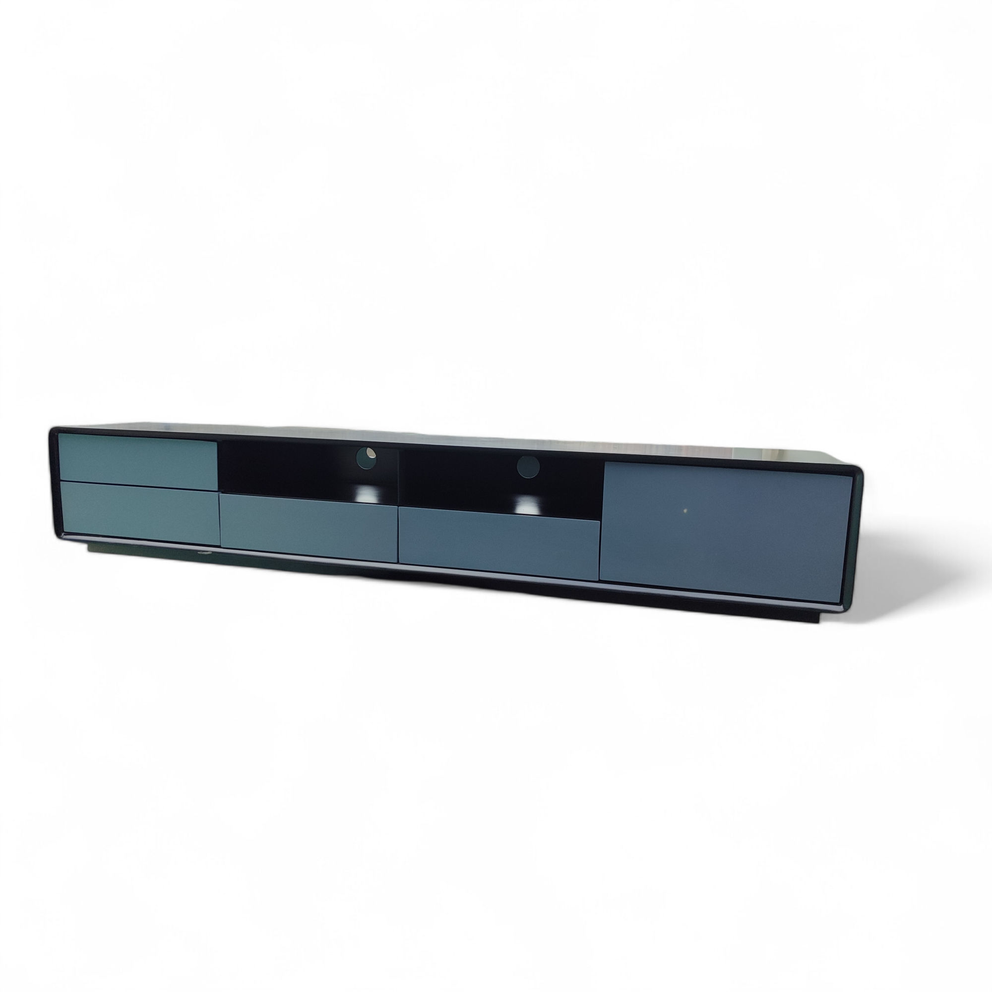 Emmanuel Tv Stand -Black & Grey