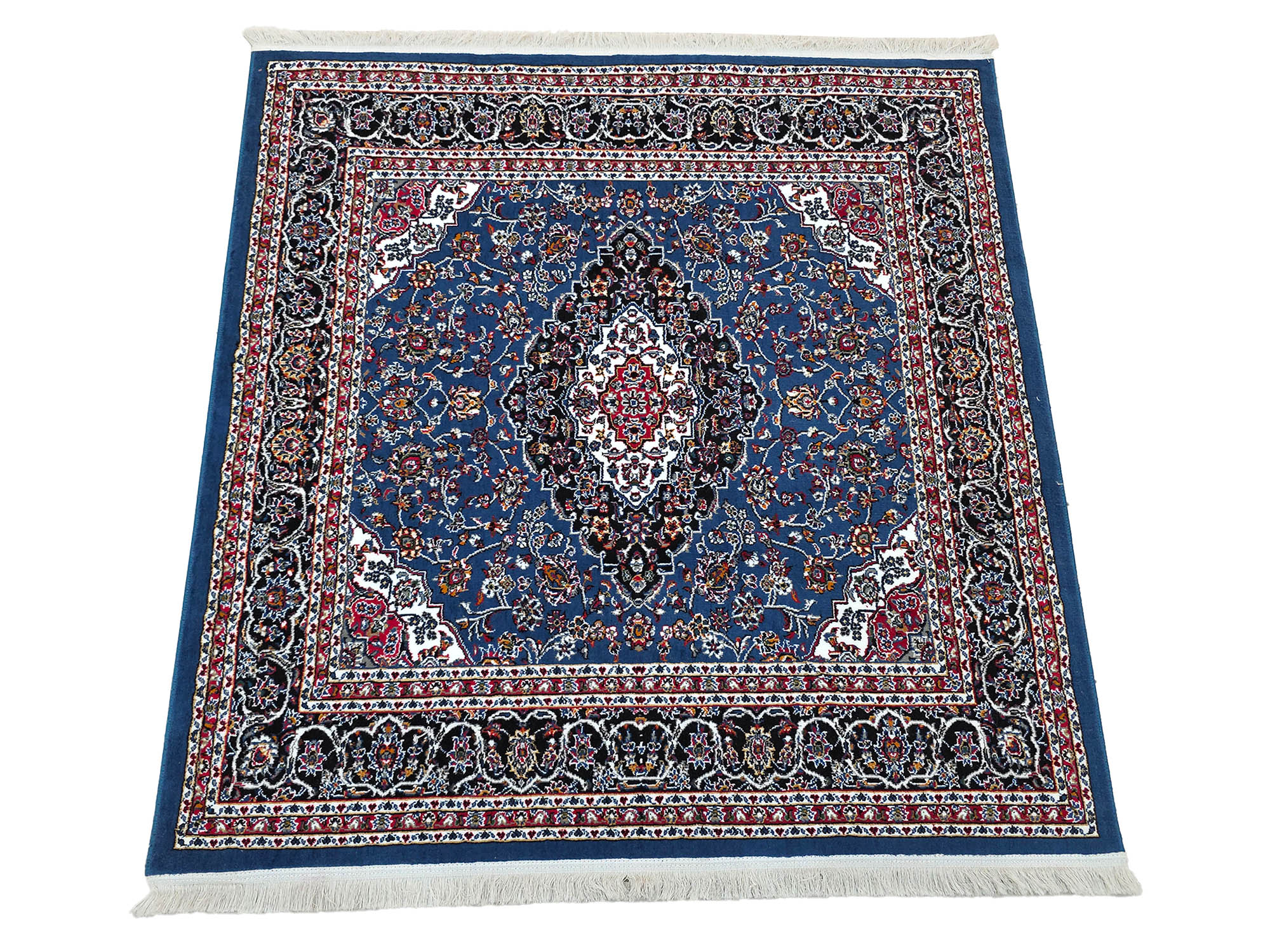 Kashan Square Machine Made Carpet 150 x 150 CM