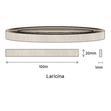 Edging PVC Roll Laricina-1mm thick-w20mmxl100m
