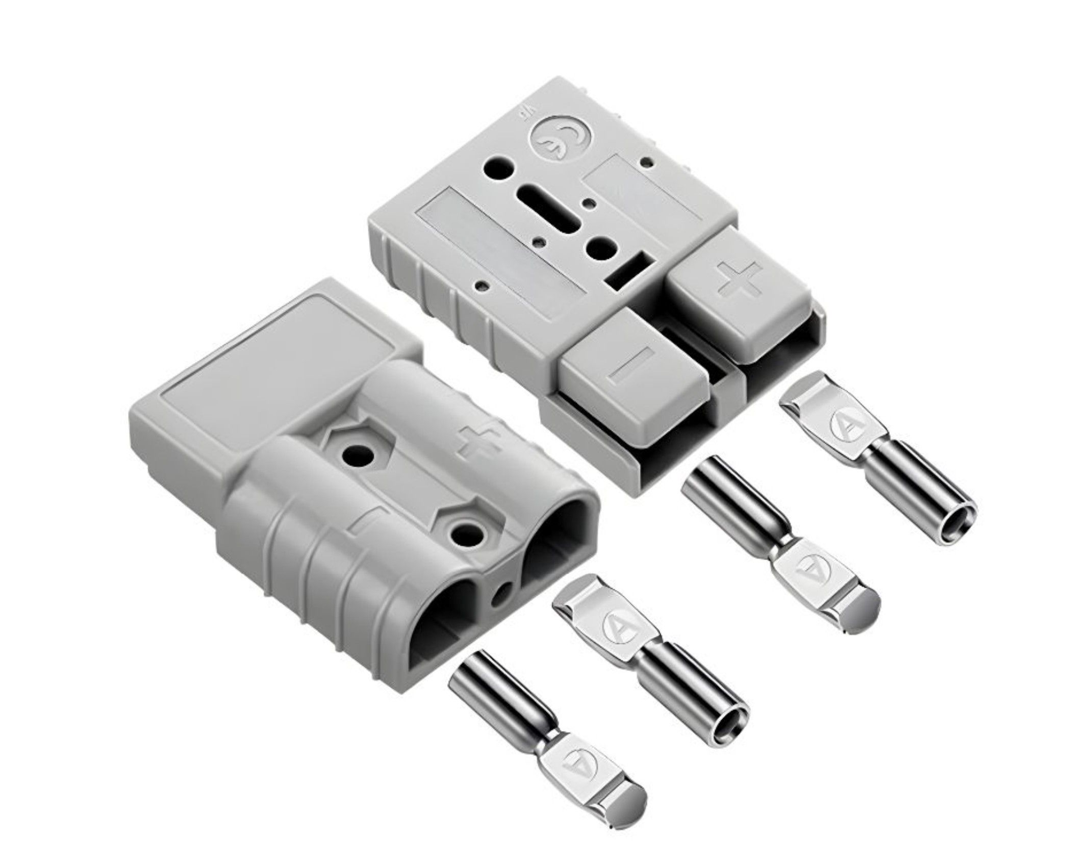 2Pcs 50A Anderson Connector Kit Plug Charger Power Battery Quick Connect