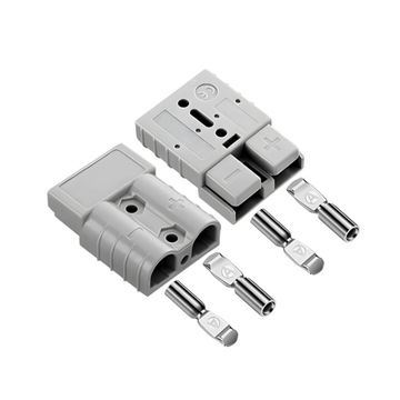 2Pcs 50A Anderson Connector Kit Plug Charger Power Battery Quick Connect