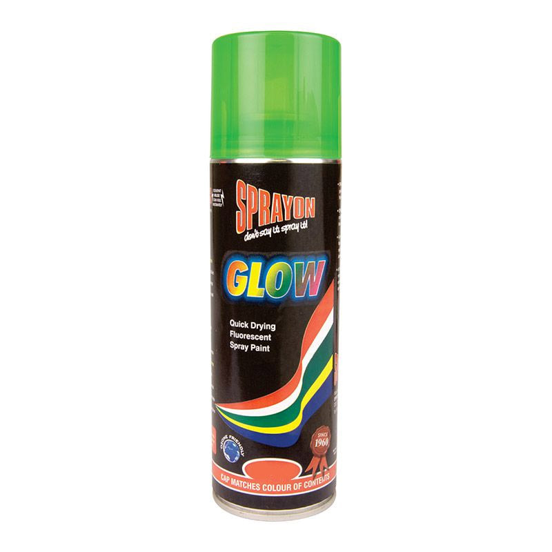Sprayon Neon Spray Paint Green 300 Ml