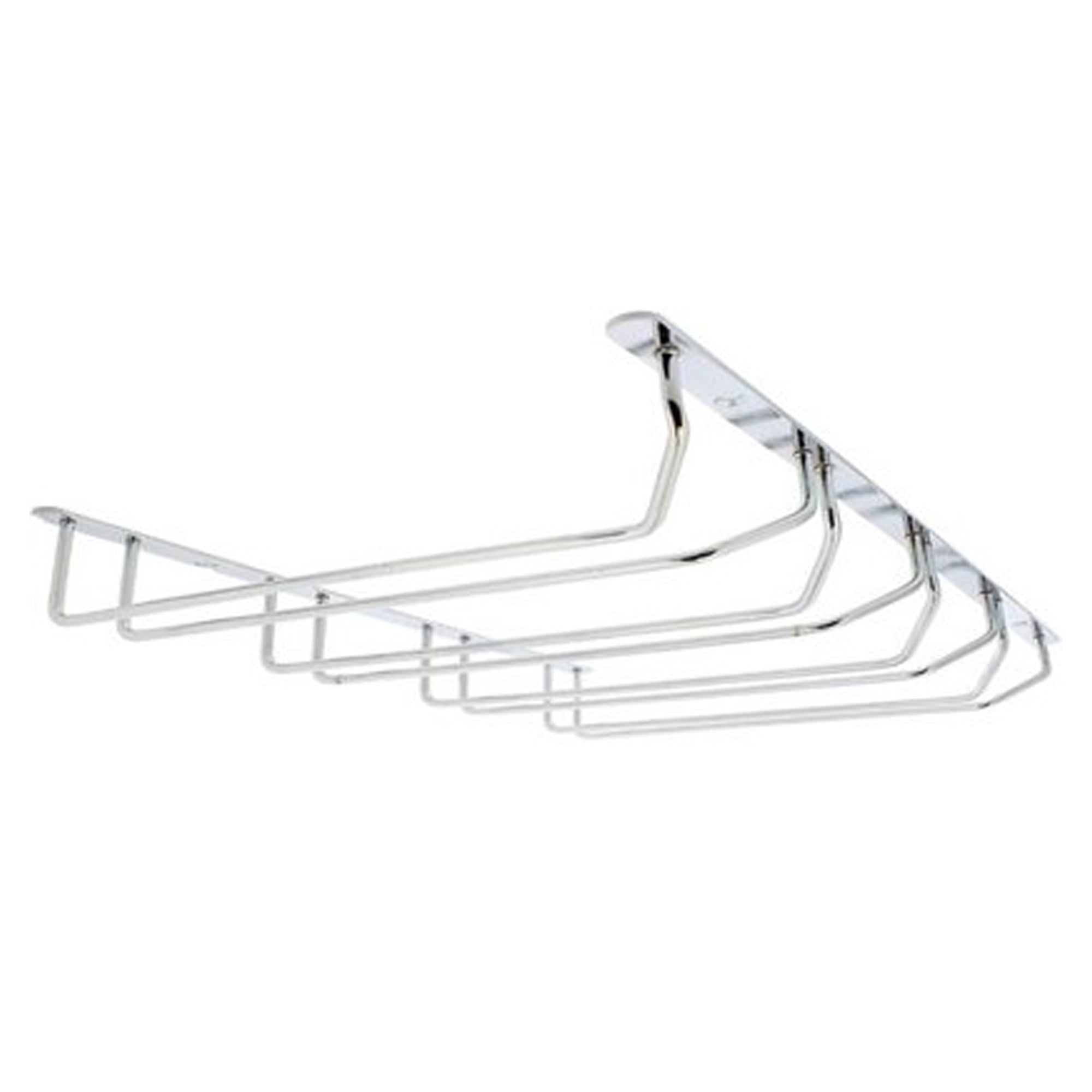ROCO Wine Glass Holder 4 Row Chrome 345mm For 12 Glasses