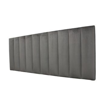 Dave Headboard King Velvets Graphite
