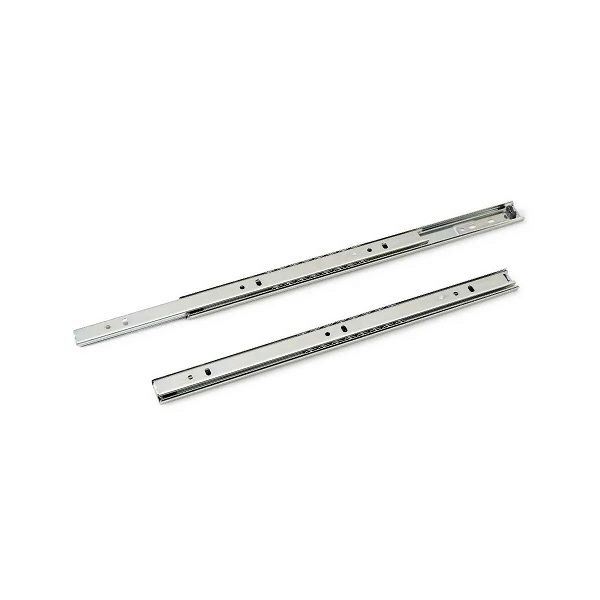 Runner, 27mm Single Extension Ball Bearing, 450mm, H27, 10kg (10 Pack)BY WOODLYCapacity, 2 Pieces