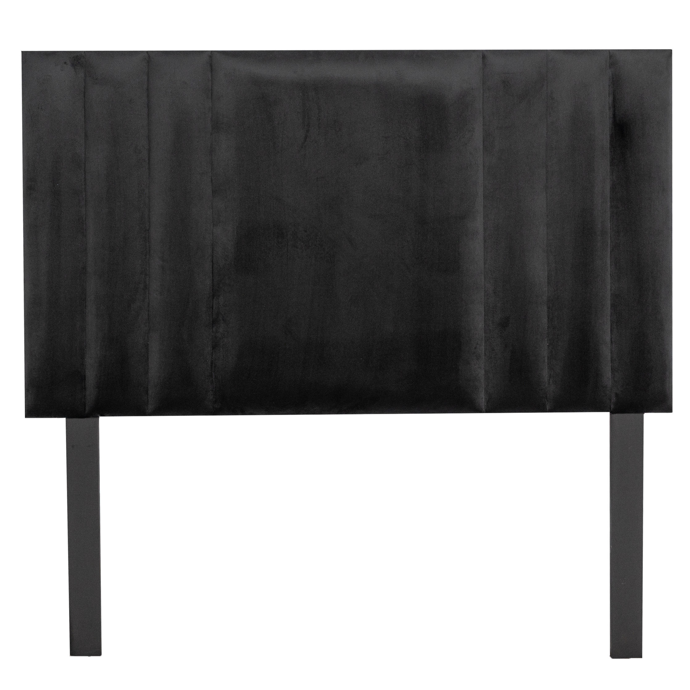 Emma Headboard - Black Velvet - King