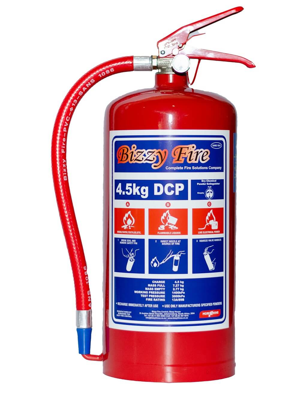 4.5kg DCP fire extinguisher