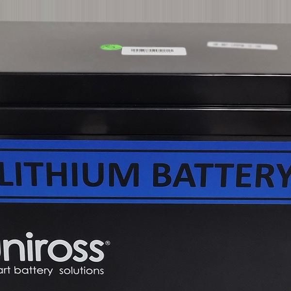 Uniross - 12.8V 100Ah, 1.28Kwh Lithium Phosphate Battery