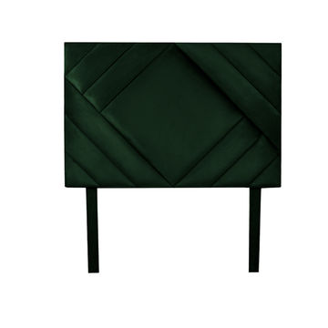 Bryndis Diagonal Panel Headboard Emerald Green Double