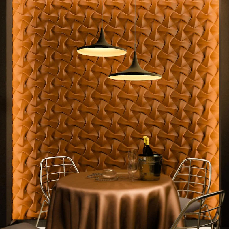 Spiral Rug 3D Wall Panel 500x500x25mm Set of 4