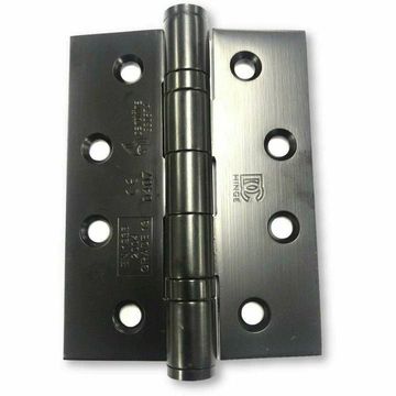 Black Door Hinges - 100 X 75mm - Ball Bearing