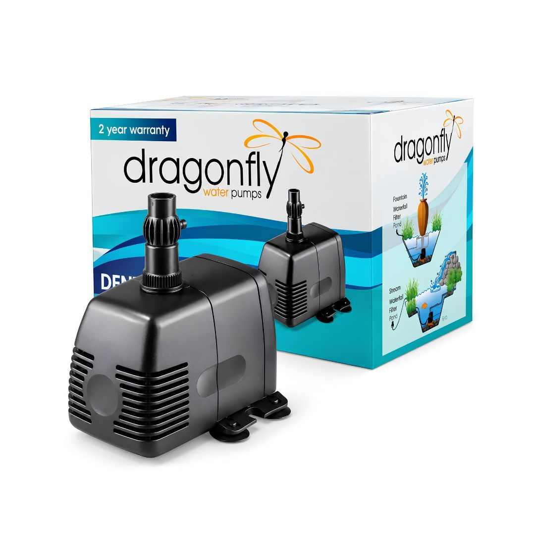 DragonFly Pond & Fountain Pump 1770L/h with 5m Cable & 3 Core Plug