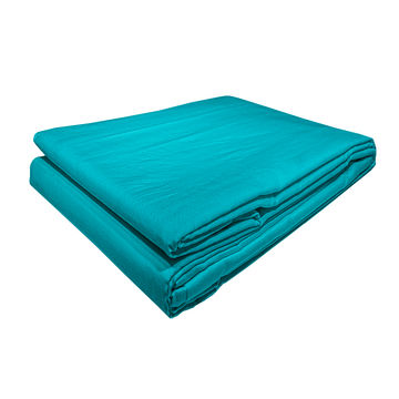 Simply Sleep - Everyday Collection Fitted Sheet - 90GSM - Peacock Blue - Single (06Pc Pack)