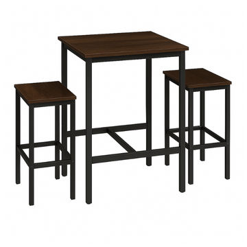 Urban Loft Bar Table Set – Stormwood Finish