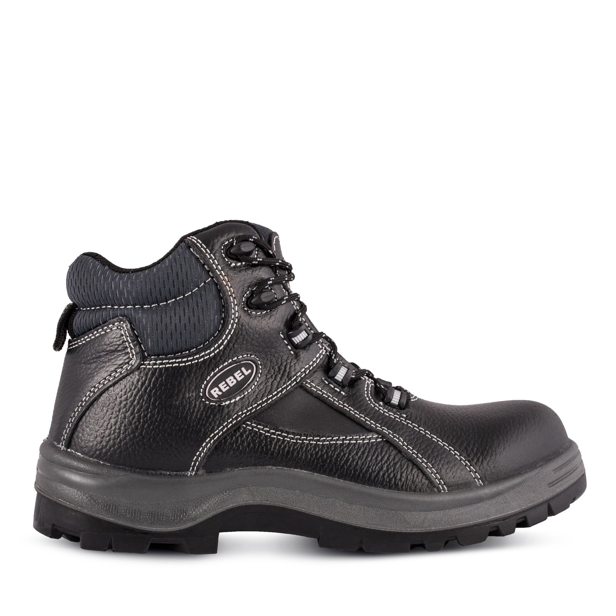 Safety Boot Rebel Non Metallic Comp T/C Black Kevlar Midsole - UK 12