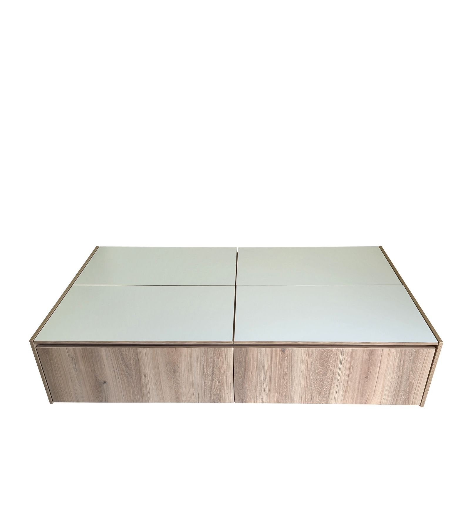Modena Three-Quarter Bed Base with Storage - Sahara