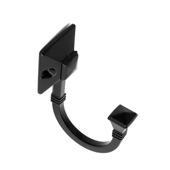 Coat Hook, Fancy, Black(2 Pack )