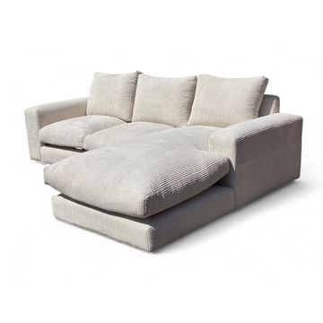 Ever Corner Coach - Corduroy - Cream White-Left Sided