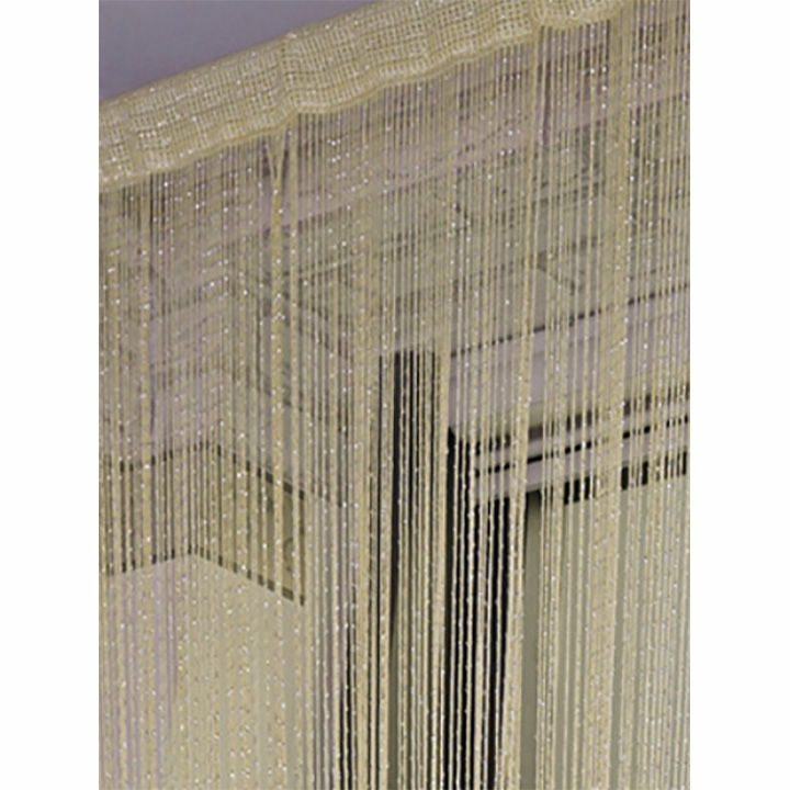 Matoc String Curtain - Cream with silver specks - (2 Pack)
