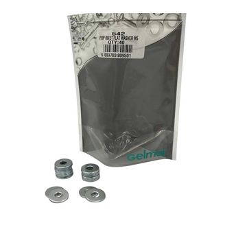 Flat pop Rivet Washers, M5 x 12mm, 40 Pieces (4 pack) BY WOODLY