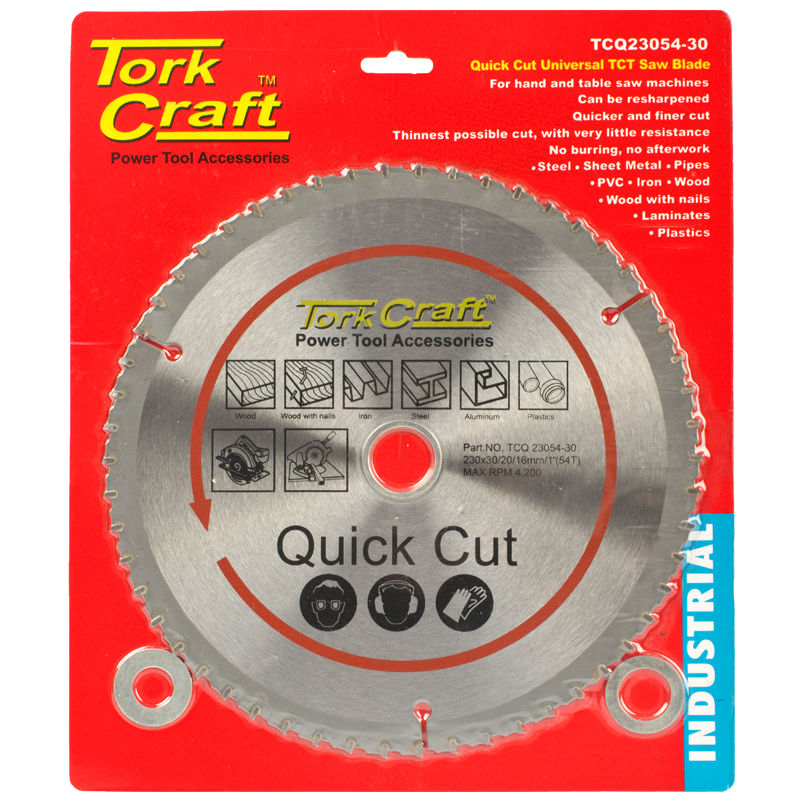 Tork Craft - Universal Quick Cut Tct Blade 230 x 54T 30-20