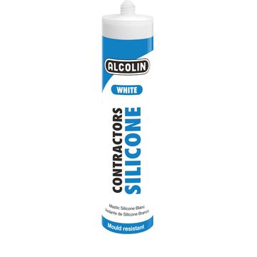 Alcolin Contractors Silicone White 260ml