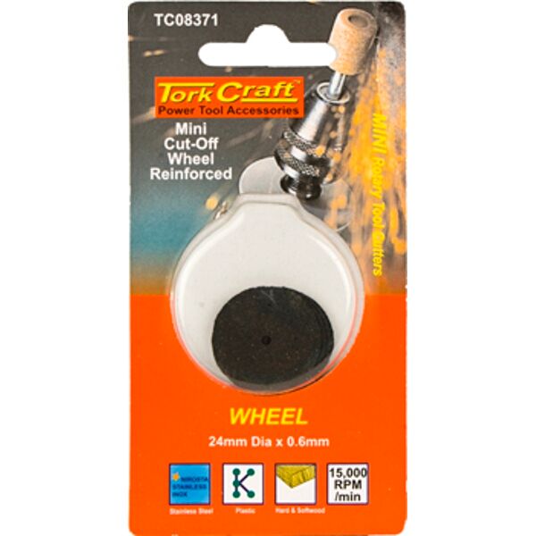 Mini Cut-Off Wheel Reinforced 24Mm X 0.6Mm
