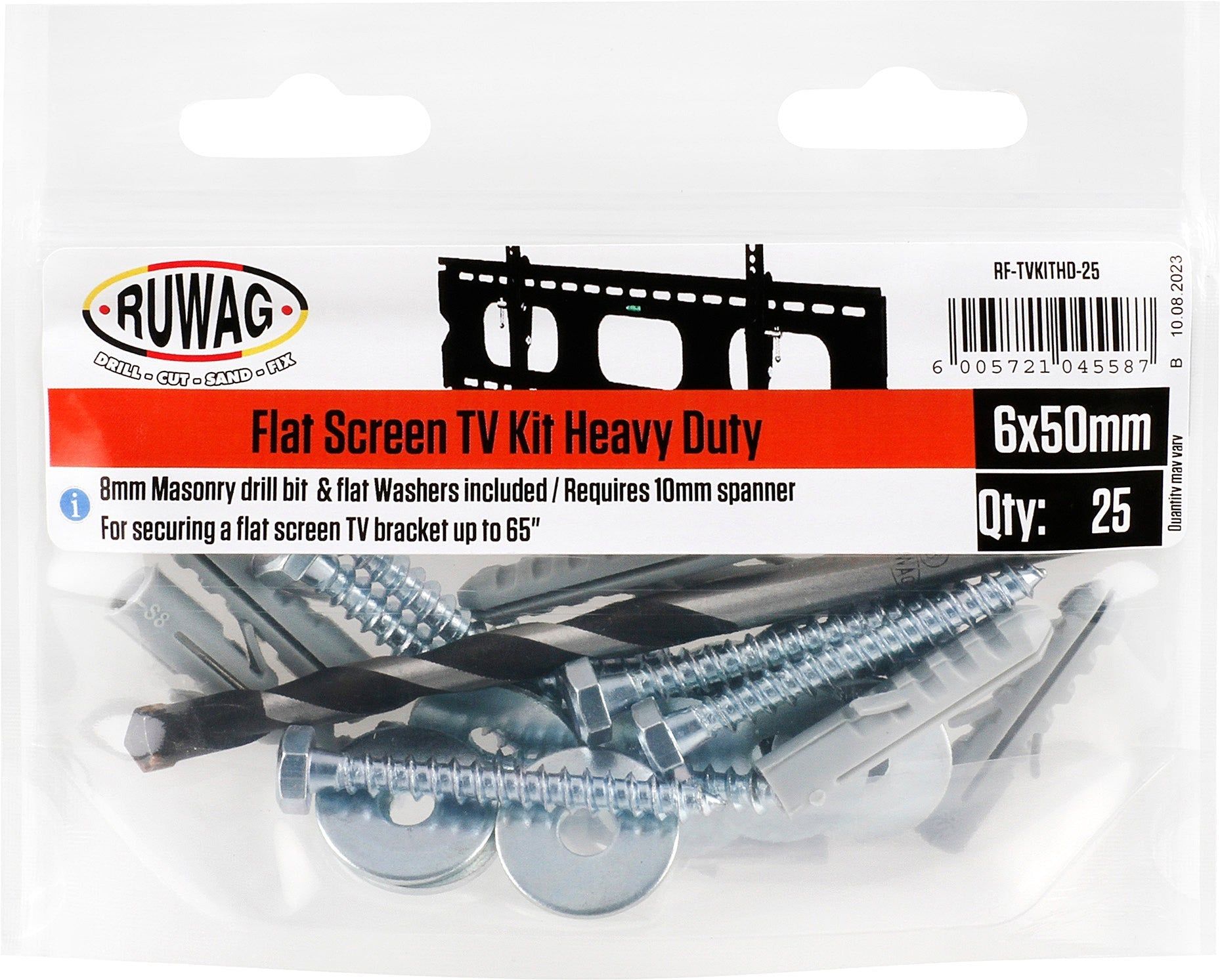 RUWAG Flat Screen TV Kit Heavy Duty