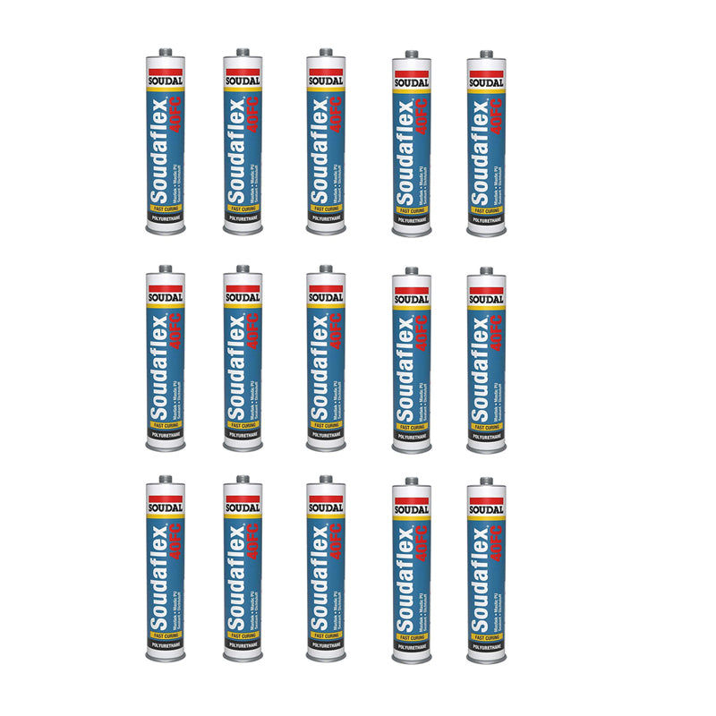 SOUDAL Soudaflex Concrete and Metal Sealant Grey 310ml 40fc ( 15 Pack )