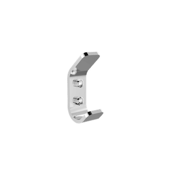 Bodie Onyx Silver - Towel Hook