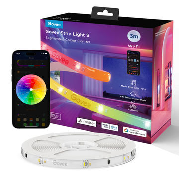 Govee RGBIC Strip Light S - With Protective Coating (3 Meter)