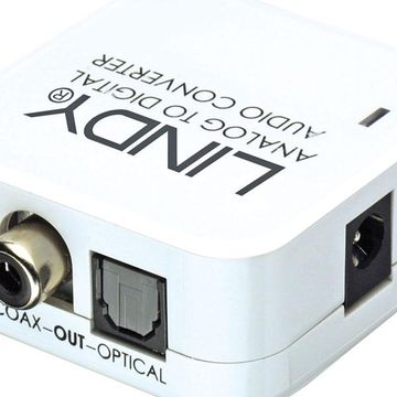 Lindy Analogue Stereo To Digital Spdif Toslink Or Coax Audio Converter (70409)