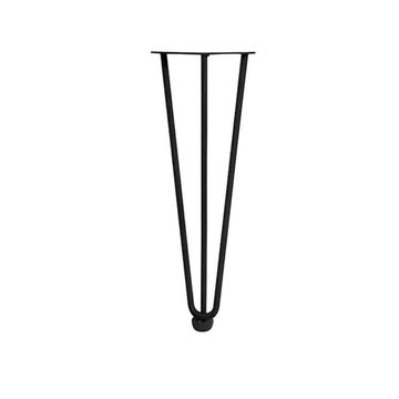 ROCO Hair Pin Table Leg Black 200mm