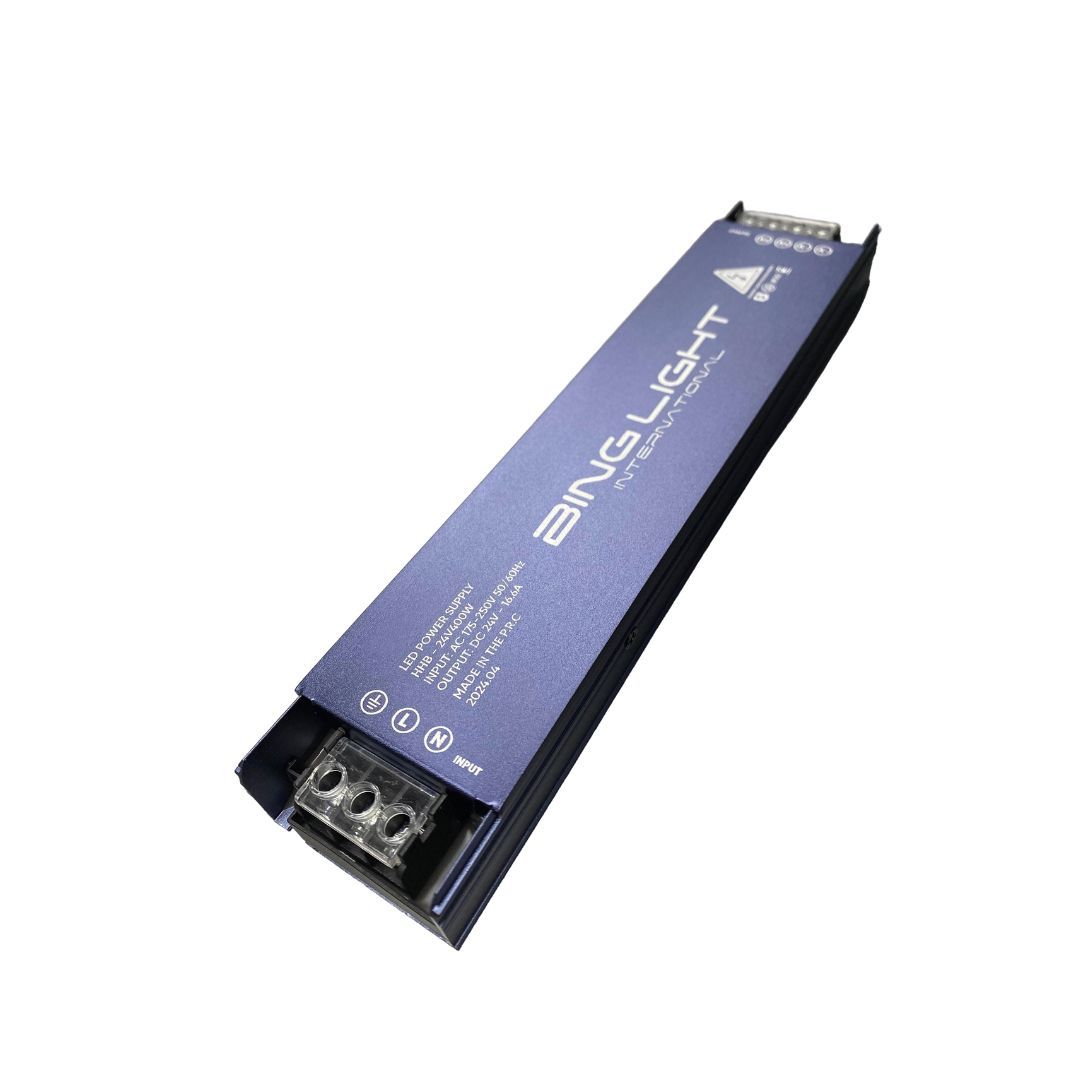 24V 16.7A 400W Slim Cage Power Supply – FY-DC24V400W | Bing Light