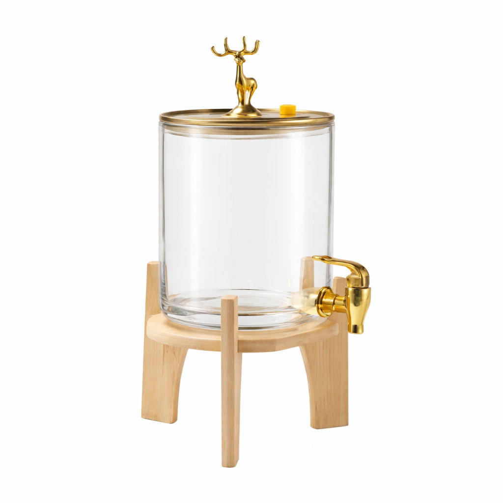 Modern Glass Beverage Dispenser